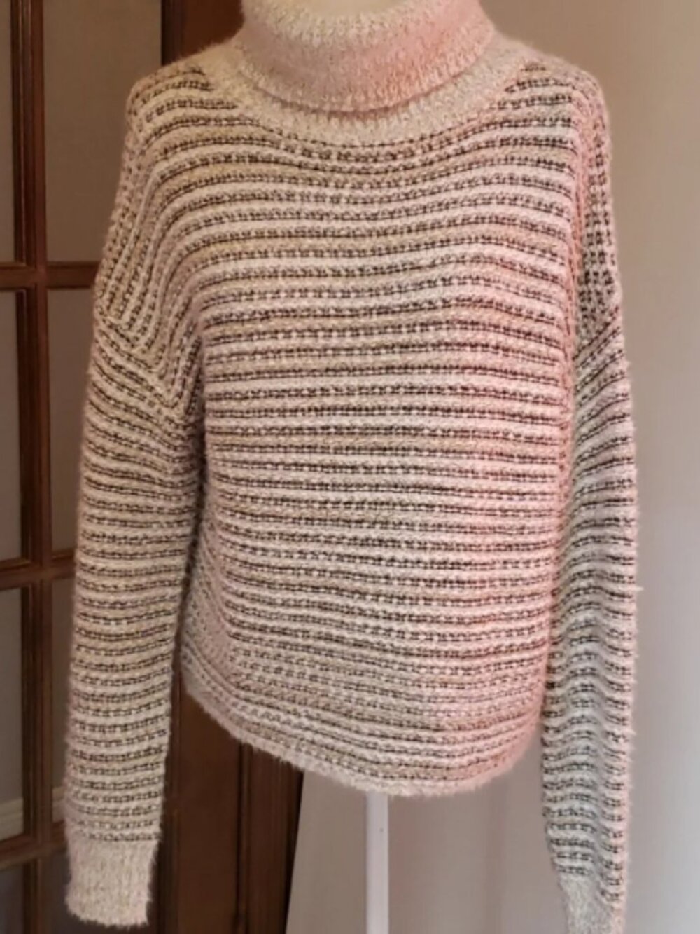 EMORY Park Striped Turtleneck Sweater NWOT